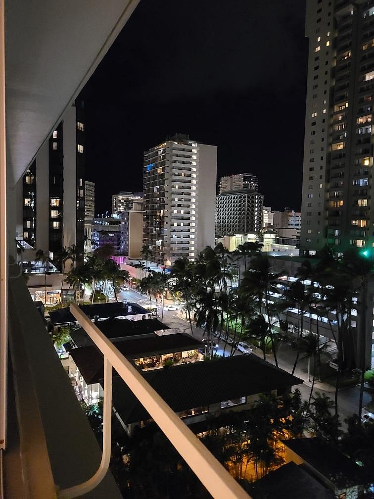 Evening skyline from condo