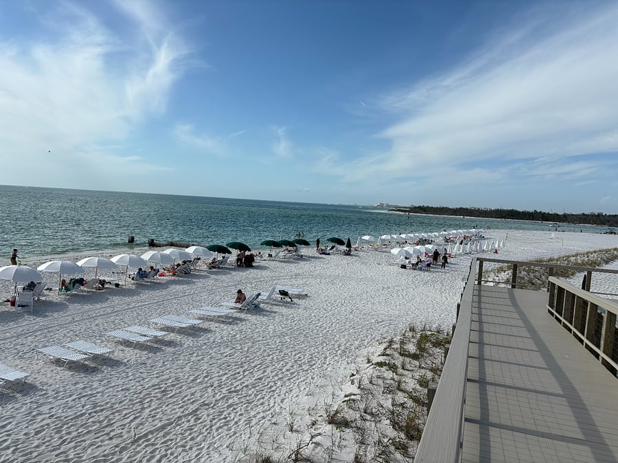 Plenty of room on this 34 acre Private Beach