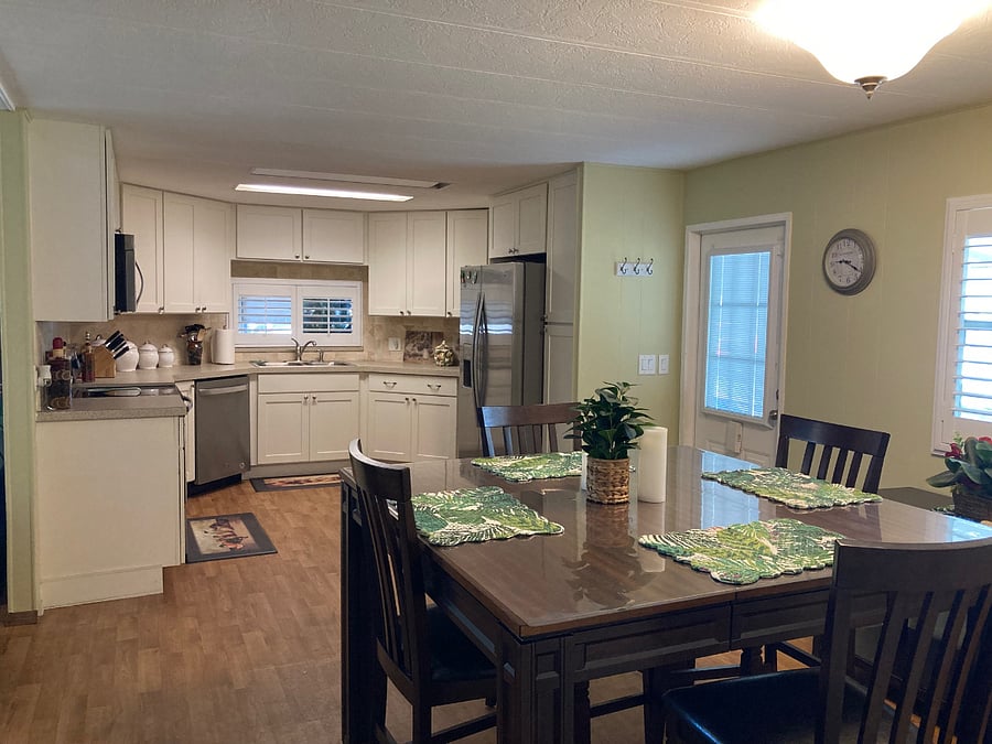 Fully stocked kitchen