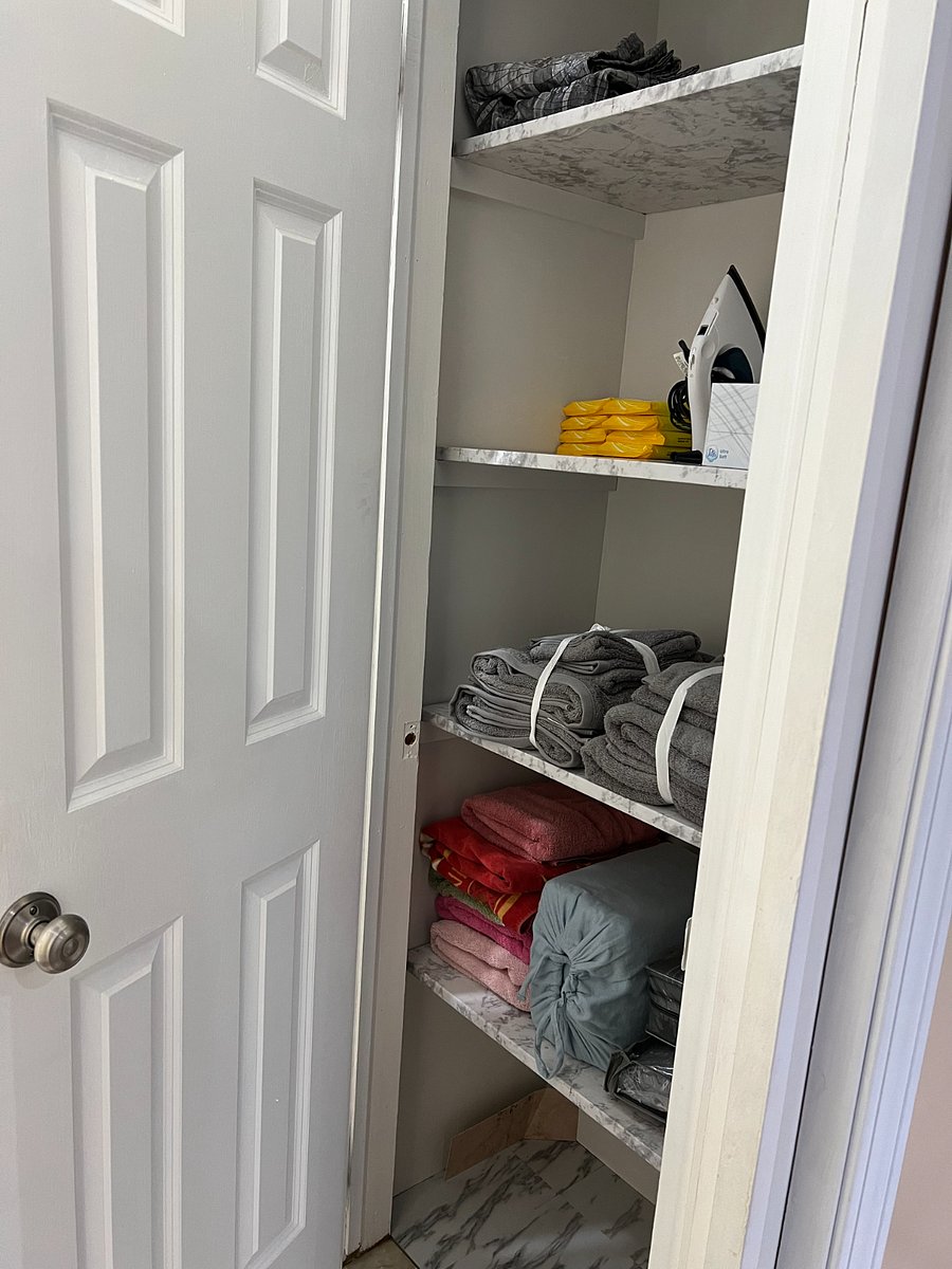 bathroom closet