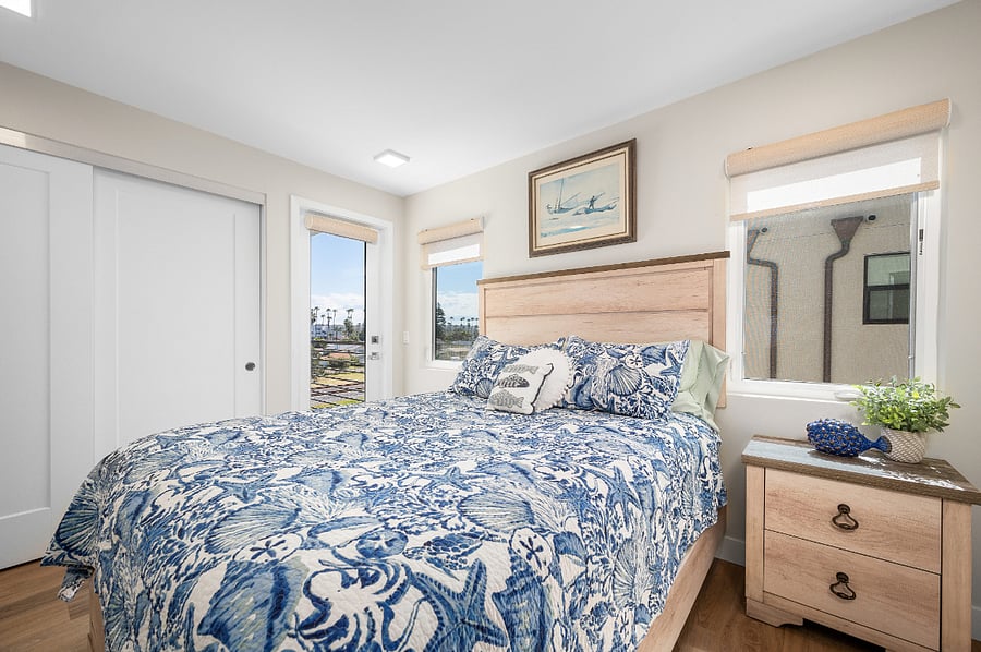 bedroom #2, queen, attached private balcony