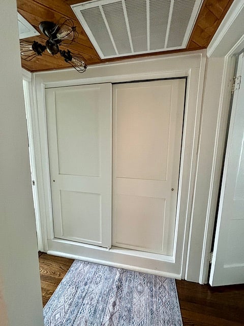 Spacious closets.