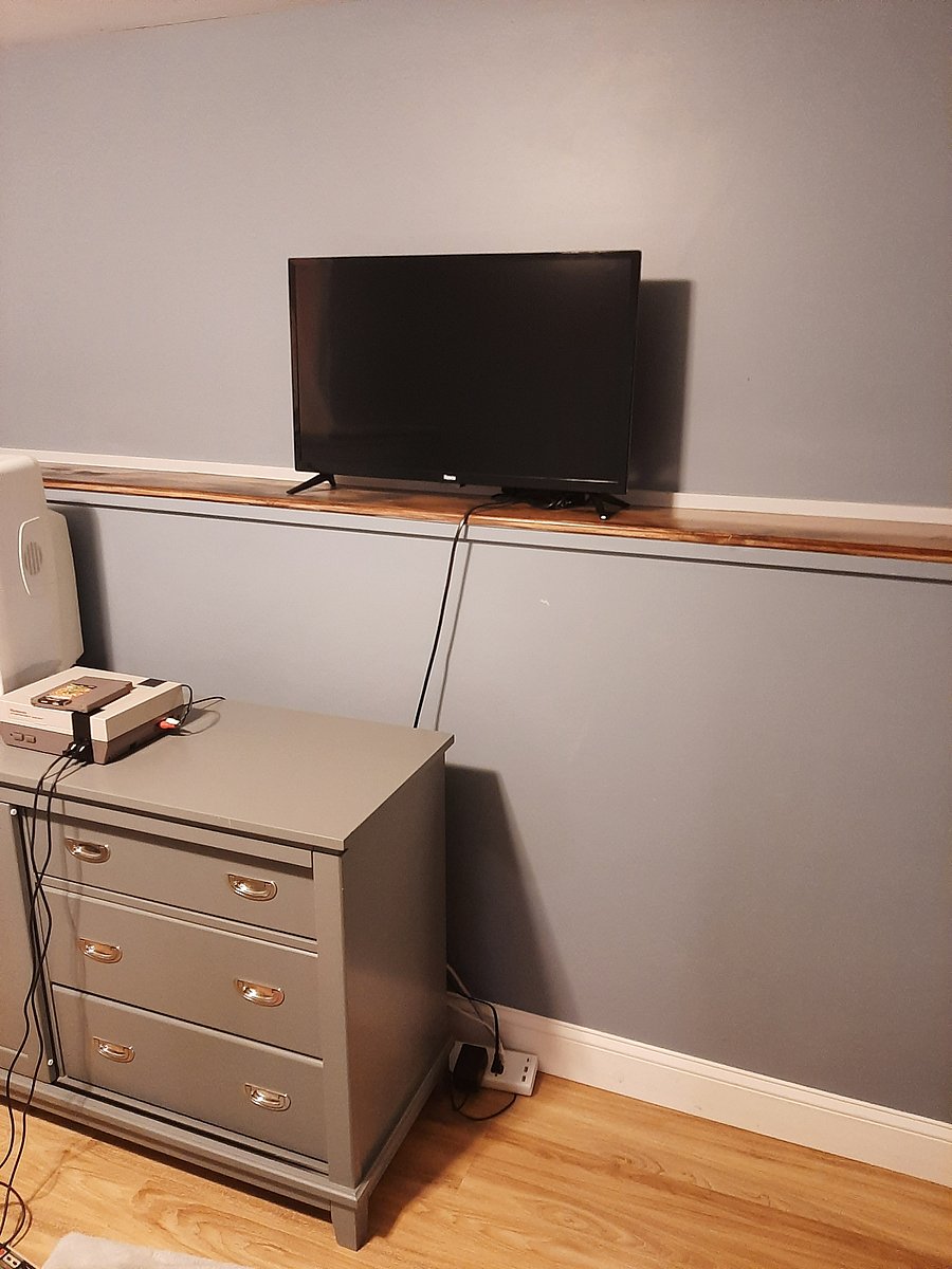 Updated with a TV when the first nurse stayed with us :)