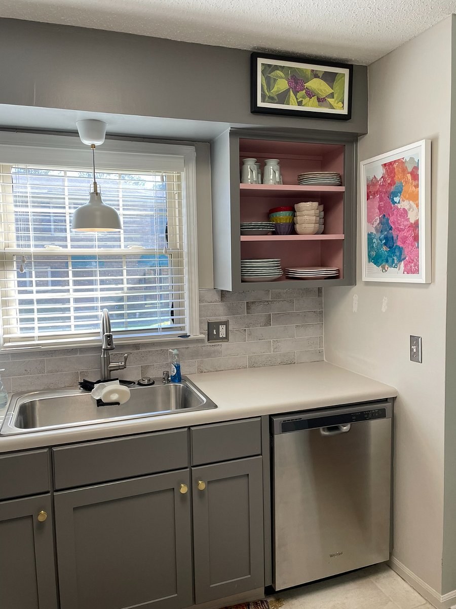 The kitchen comes fully stocked with plenty of plates, silverware, cooking utensils, pots and pans, spices, and cooking basics. The Fridge and freezer has plenty of storage for food. The pantry has some basic essentials: flour, sugar, a few canned goods