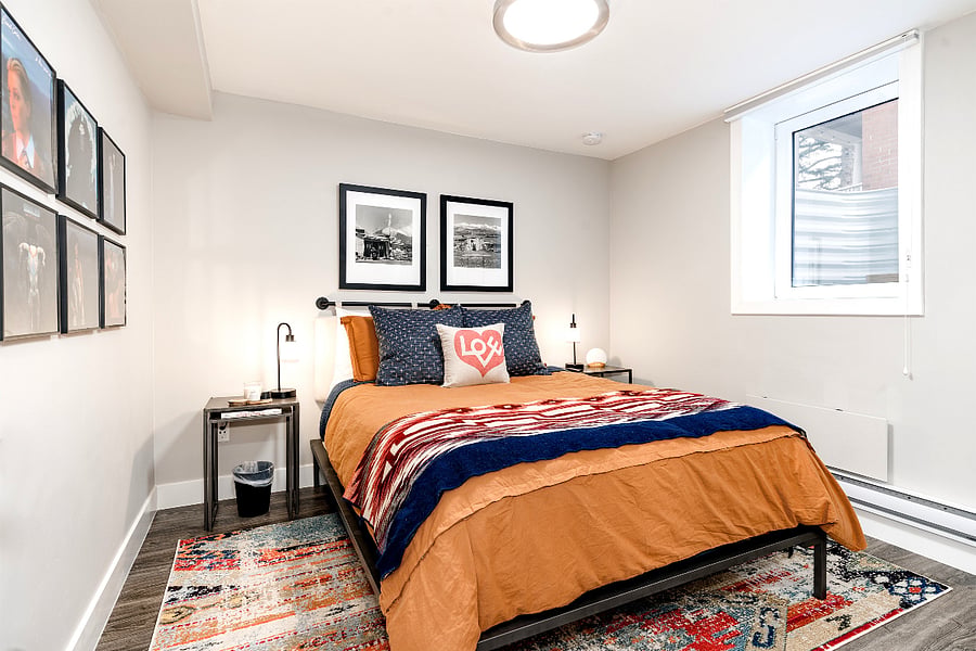 Relax and get great sleep in the bedroom blackout shades. But open for plenty of light when you want it!