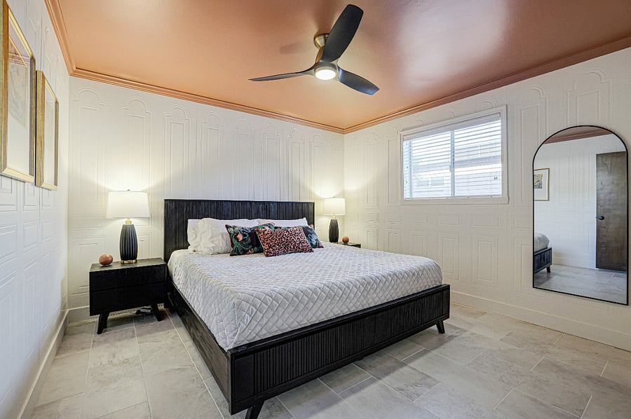 Bedroom 2 with King Bed and Walk in Closet