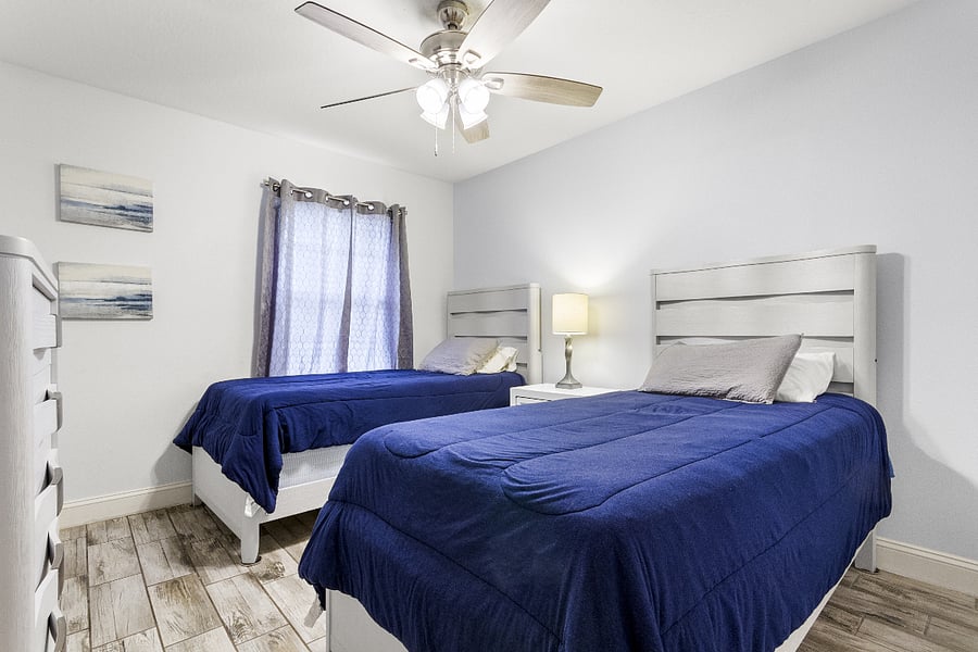 Bedroom # 2 with two twin beds