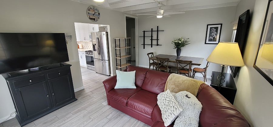 Living and Dining areas