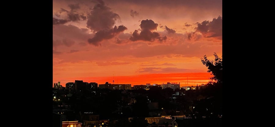 Enjoy breathtaking sunsets from the rooftop deck.