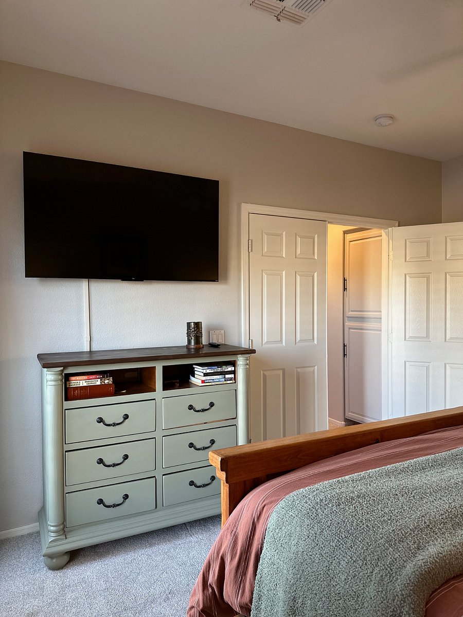 Master Bedroom with Smart TV