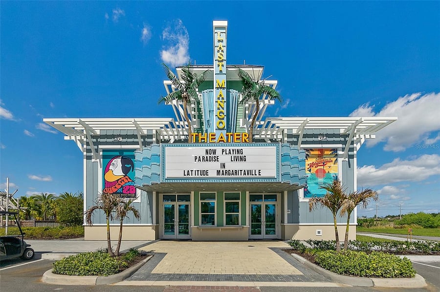 The Last Mango Theater: inside events are held here like concerts, movies, bingo, and community meetings.