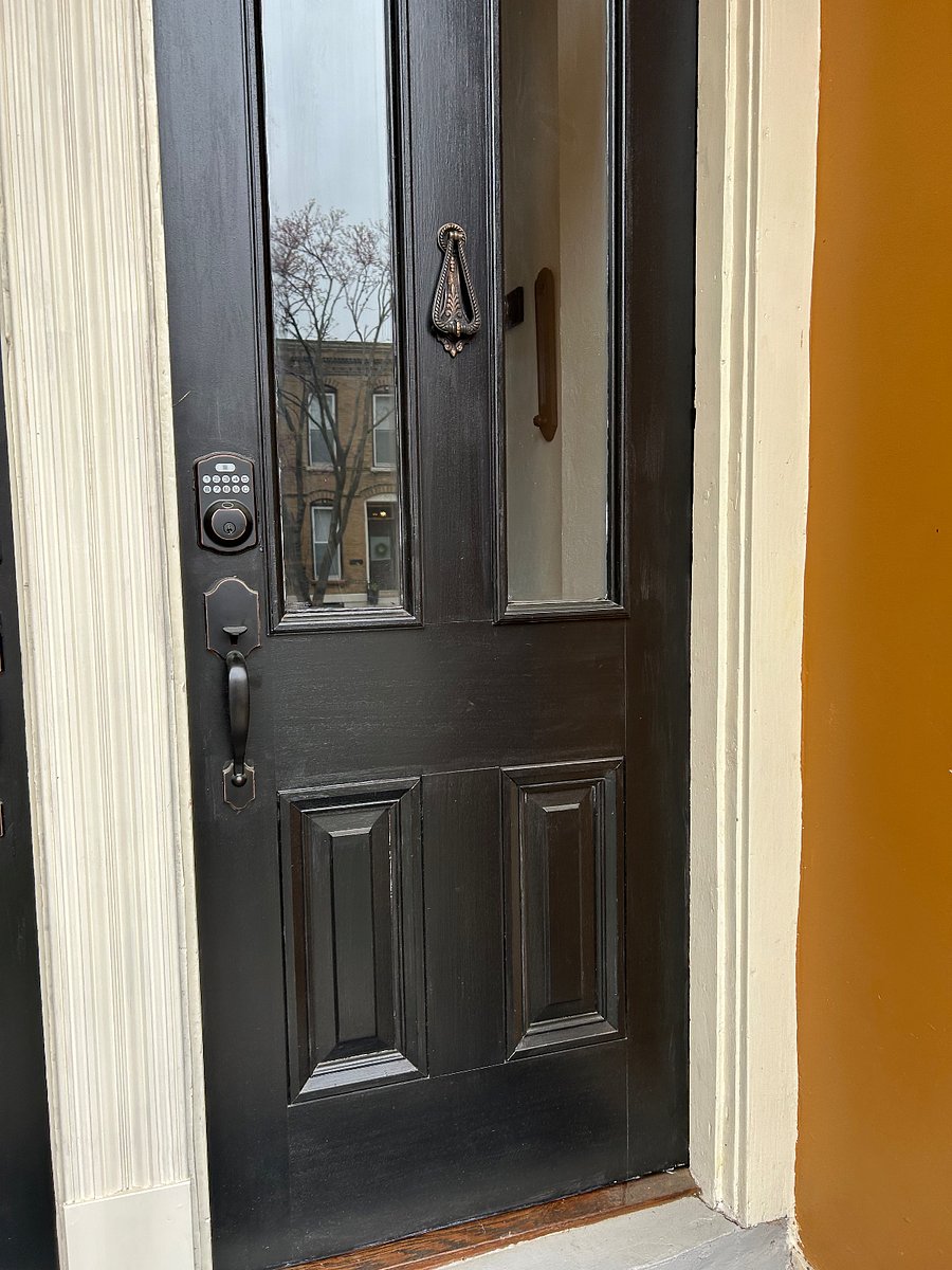 Your own beautiful front door with keyless entry
