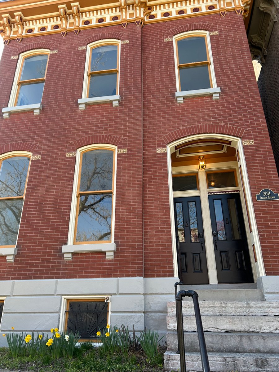 Stately entrance to your home away from home