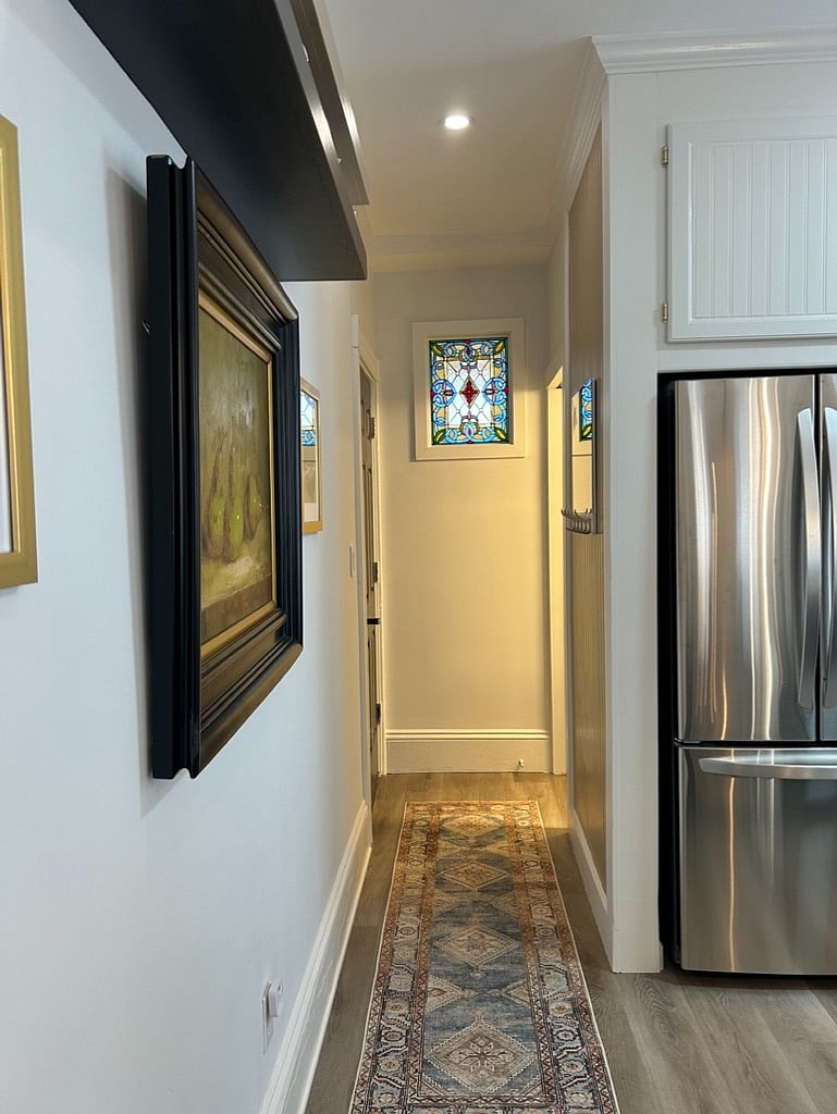 Hall to the back door