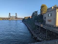Riverfront path in the condo community. Only a 2 min walk to access the path. 