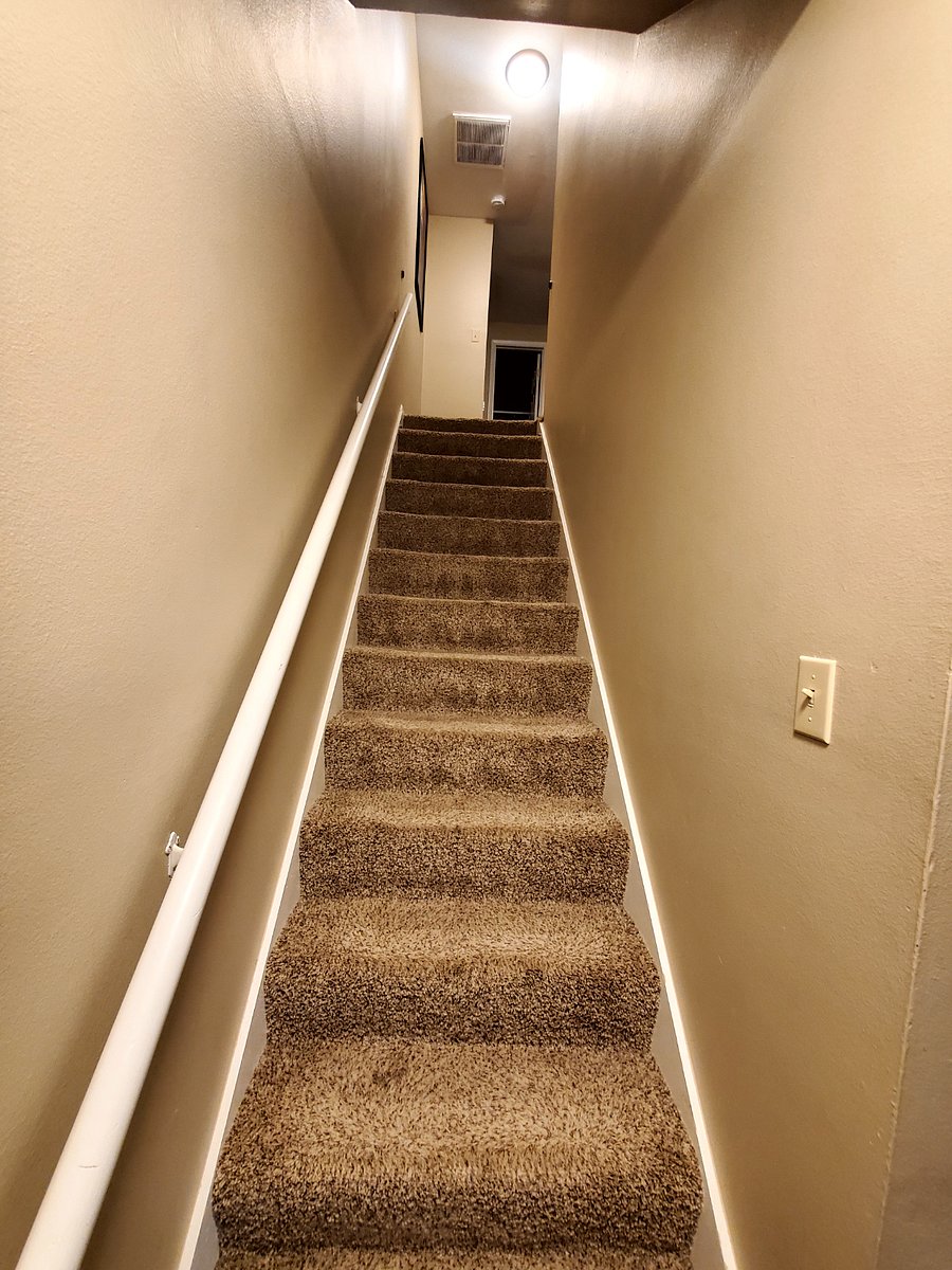Stairway to upstairs living.