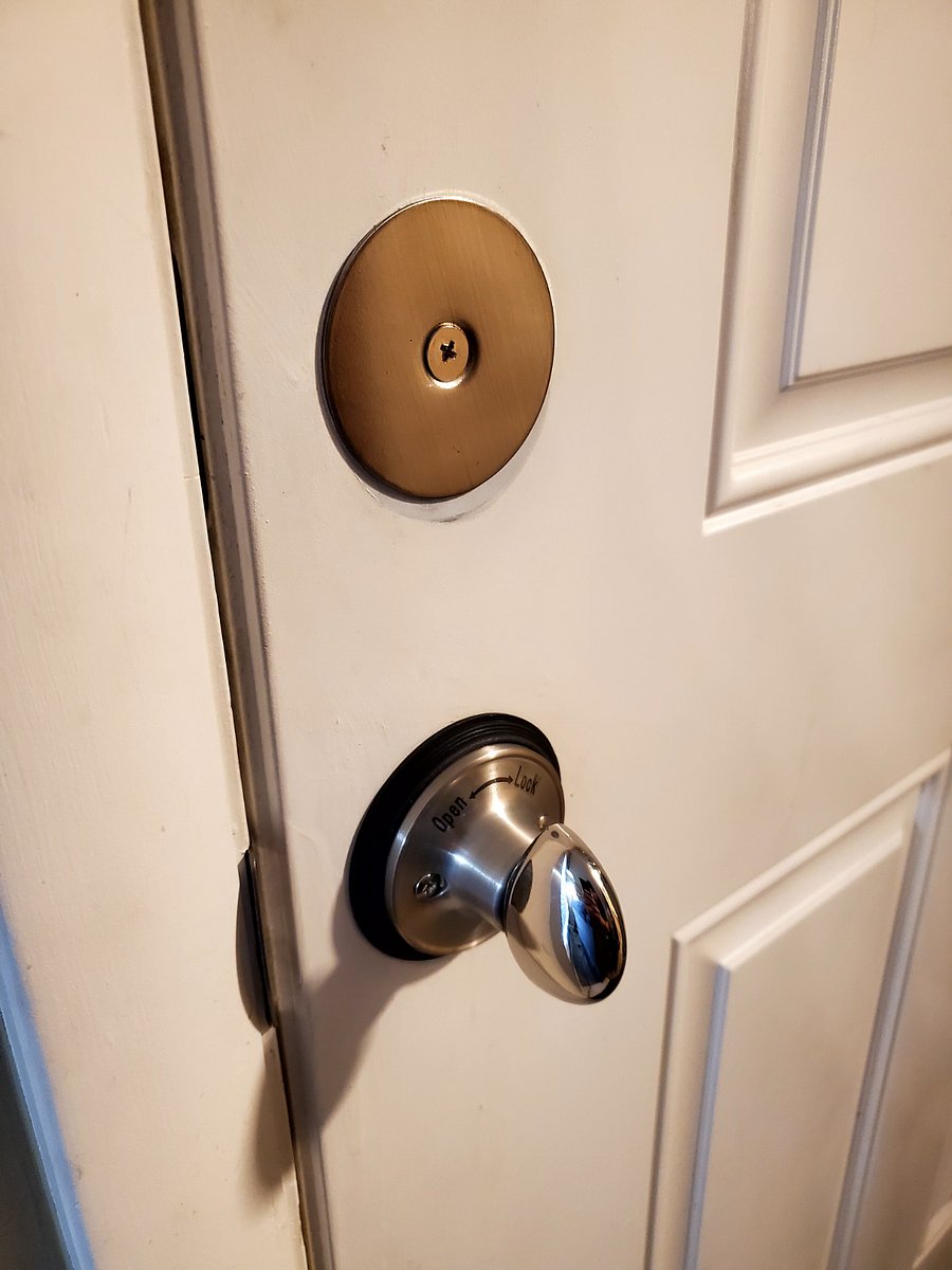 Secured entry locks that use a KEY of combination lock.  Key or Keyless entry. 