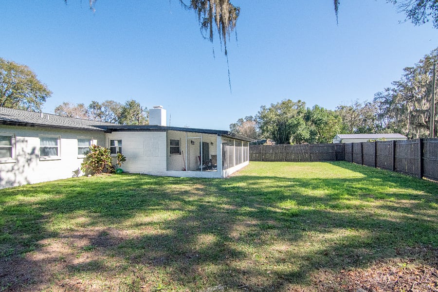 Full Fenced Back Yard