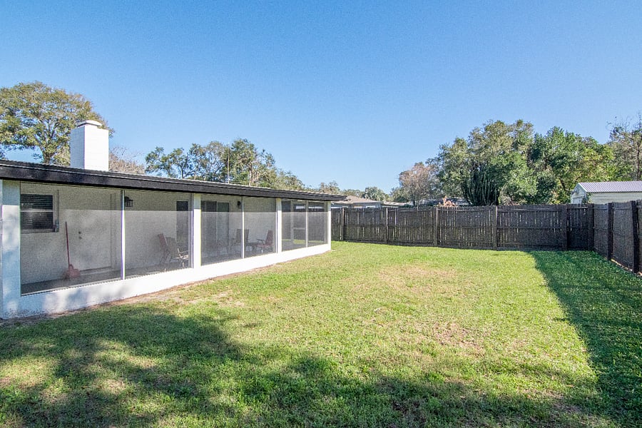 Full Fenced Back Yard