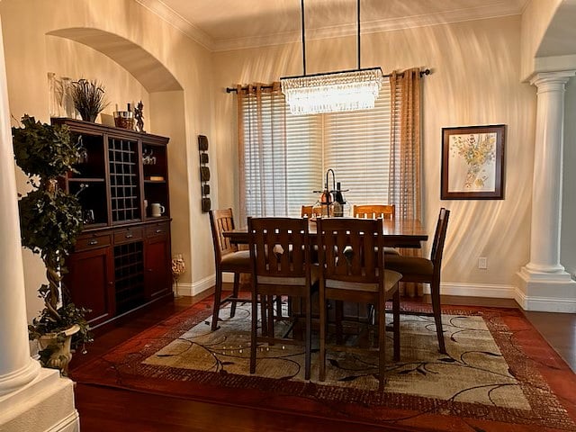 Formal Dining Room with expandable table
