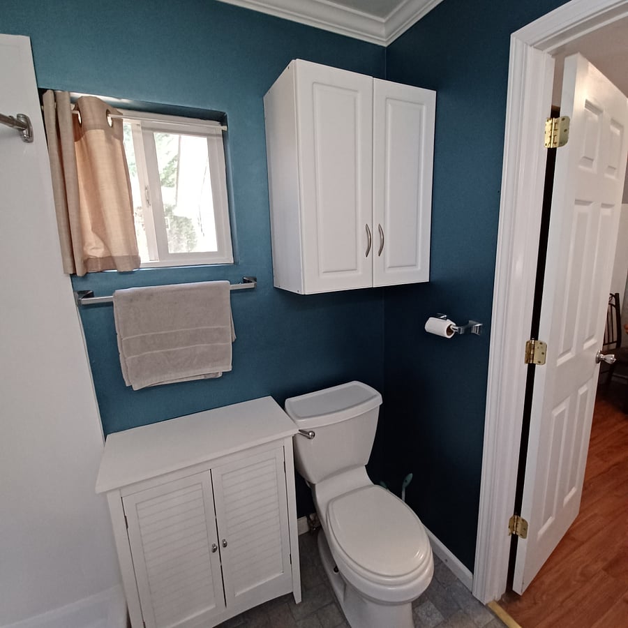 Lots of bathroom storage