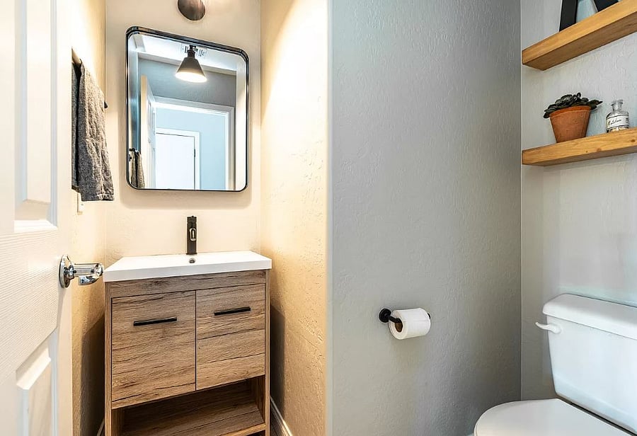 Half bath downstairs