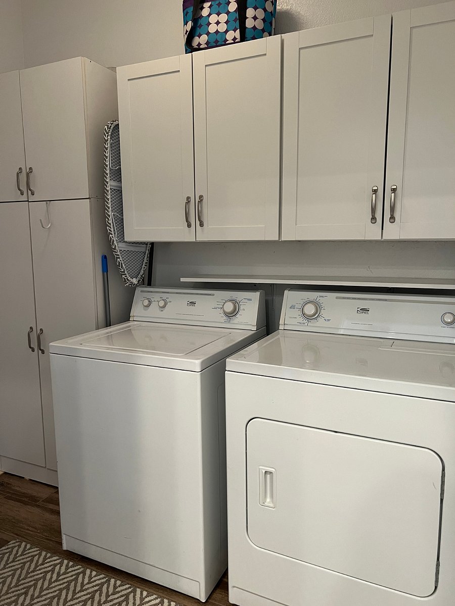 Laundry in unit.