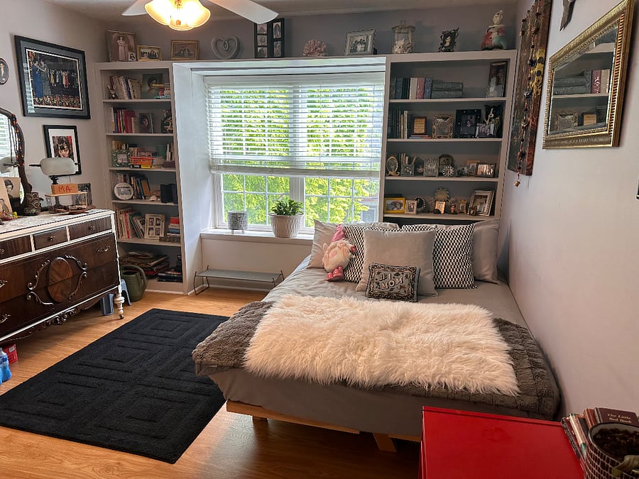 Bedroom is in the Process of being Decluttering!