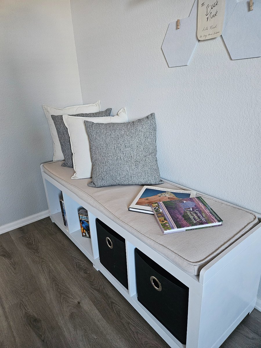 Additional reading area in the master bedroom