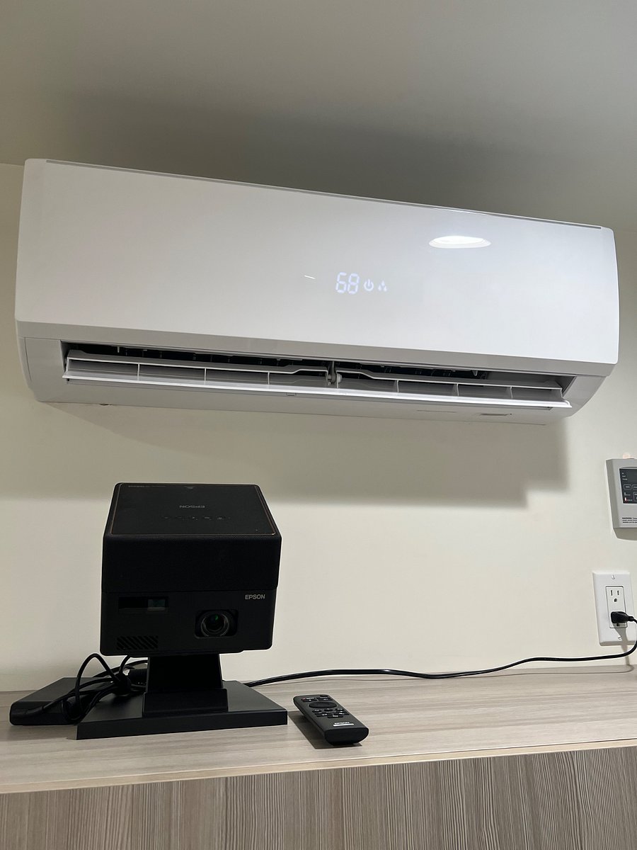 Projector (smart) and AC / Heat Mini-split