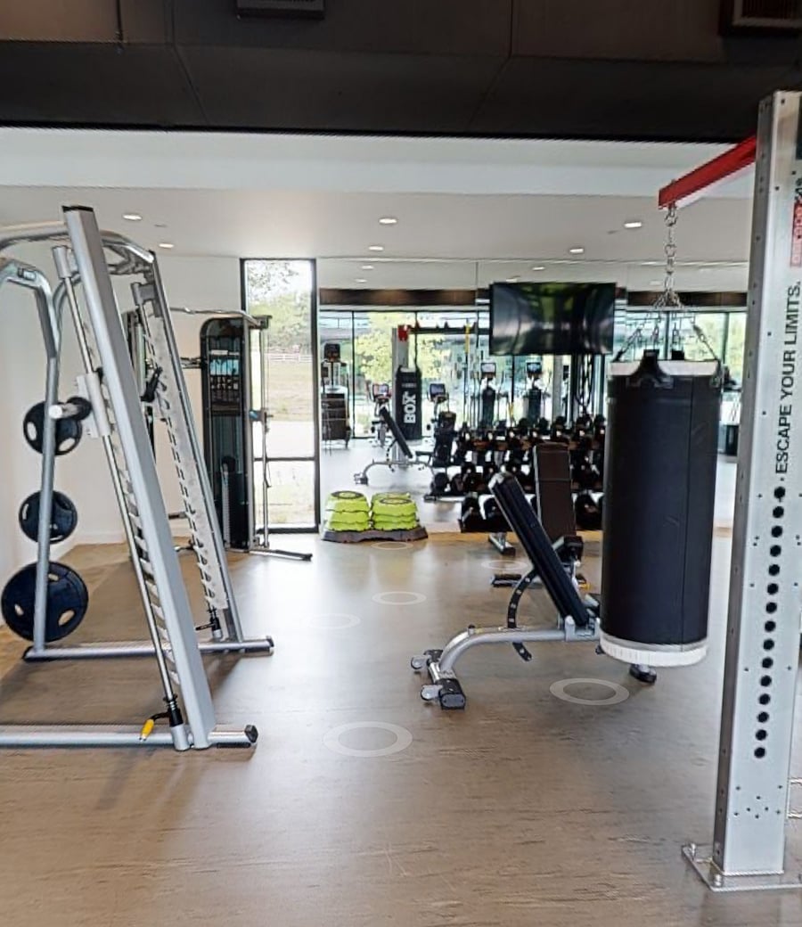 The gym at The Union - guests staying for 6 months or longer will have access to a full size gym with plenty of workout equipment from weights to cardio machines. Sign up for various workout classes too!