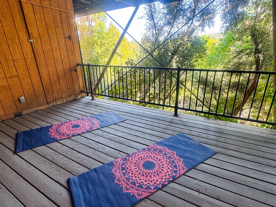 Yoga and Exercise area (outdoor, covered)