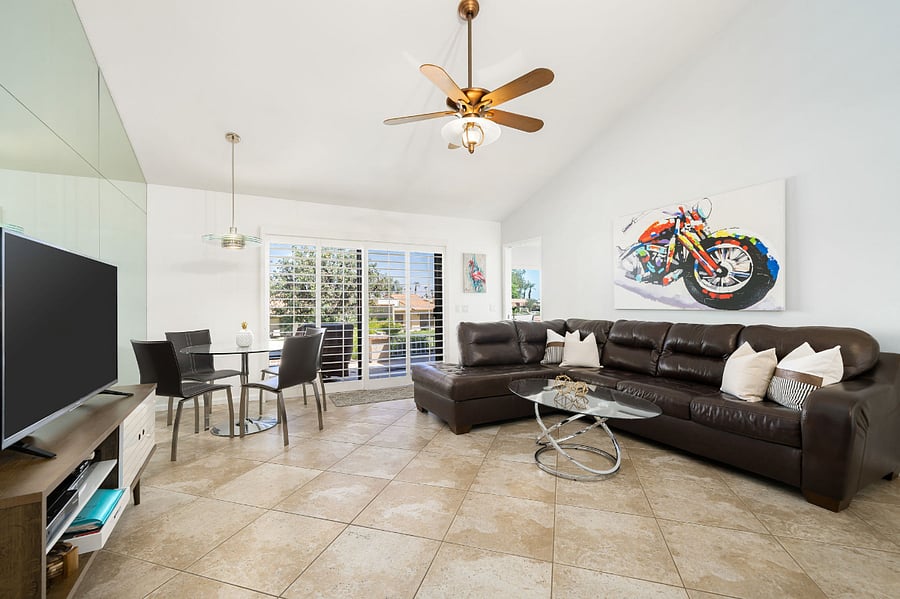 All tile throughout, no carpet