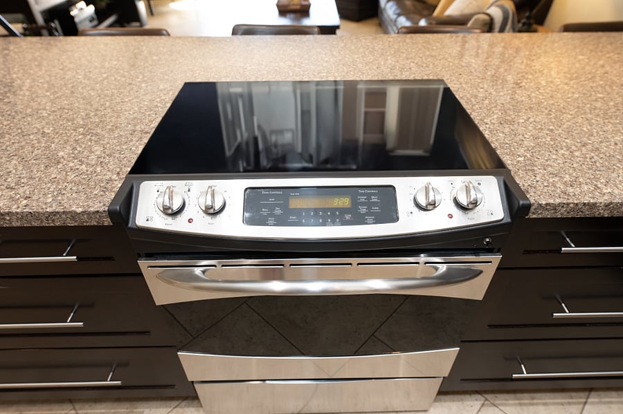 Stainless steel oven/cooktop