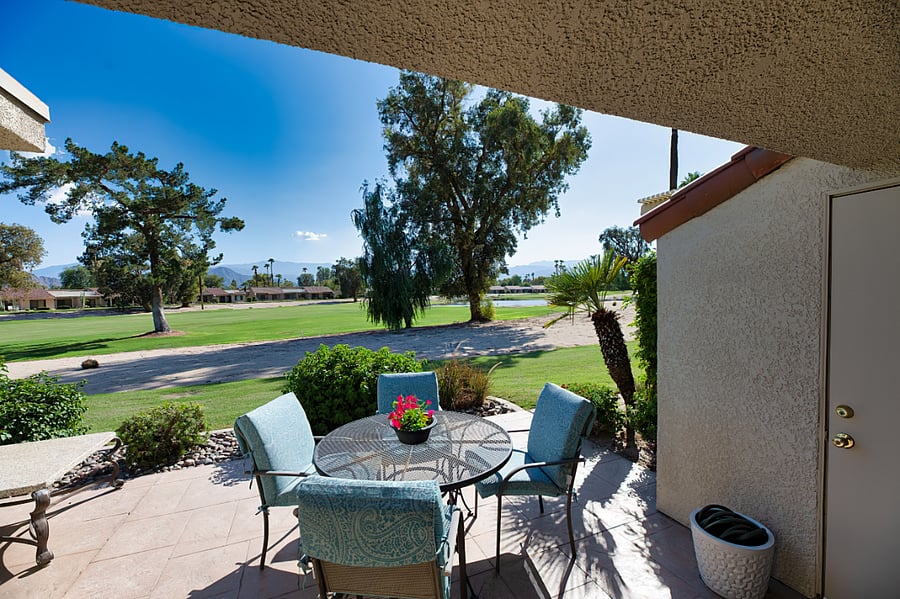 Endless views of mountains and golf course 
