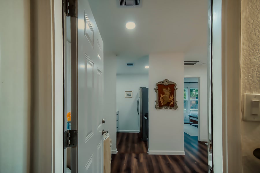 Apartment entry view.