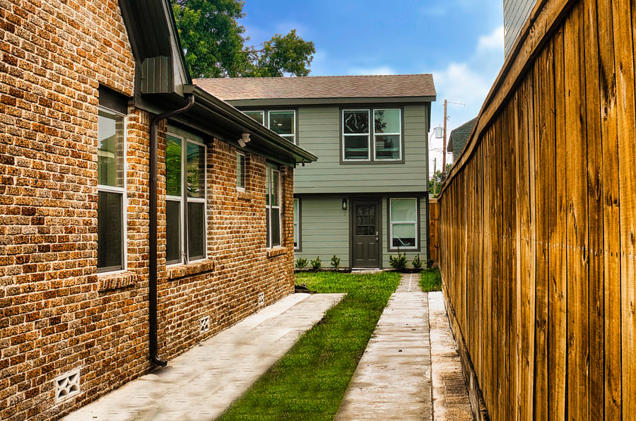 Short walk from the front gate back to your private apartment.