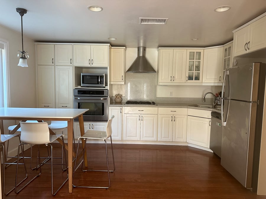 Kitchen and dining area