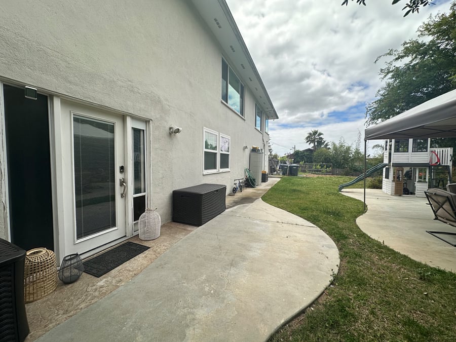 Entrance to unit and private yard