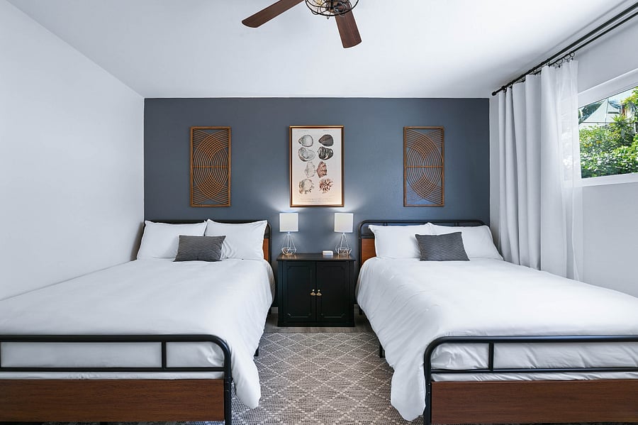 Large nightstand provides additional storage for all your belongings.