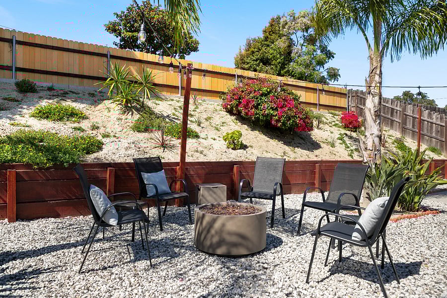 Enjoy the amazing California sun in our backyard!