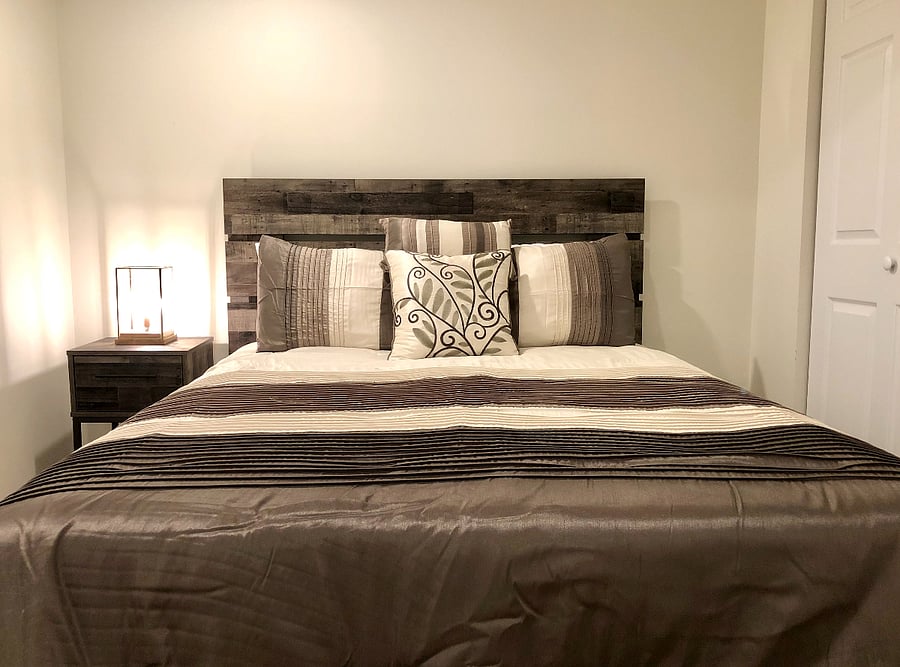 Basement bedroom