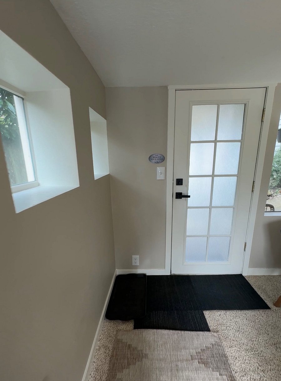 Door to backyard