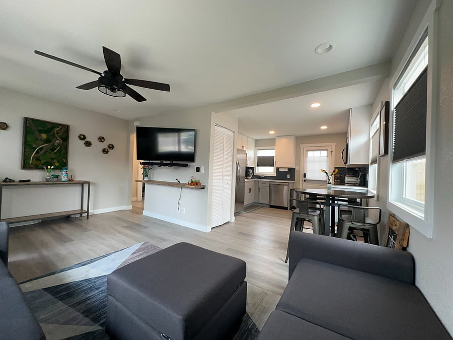Living + Kitchen + Dining