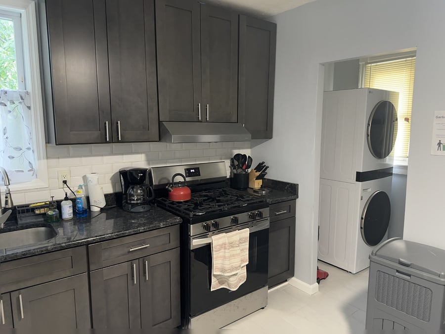 Kitchen and washer dryer