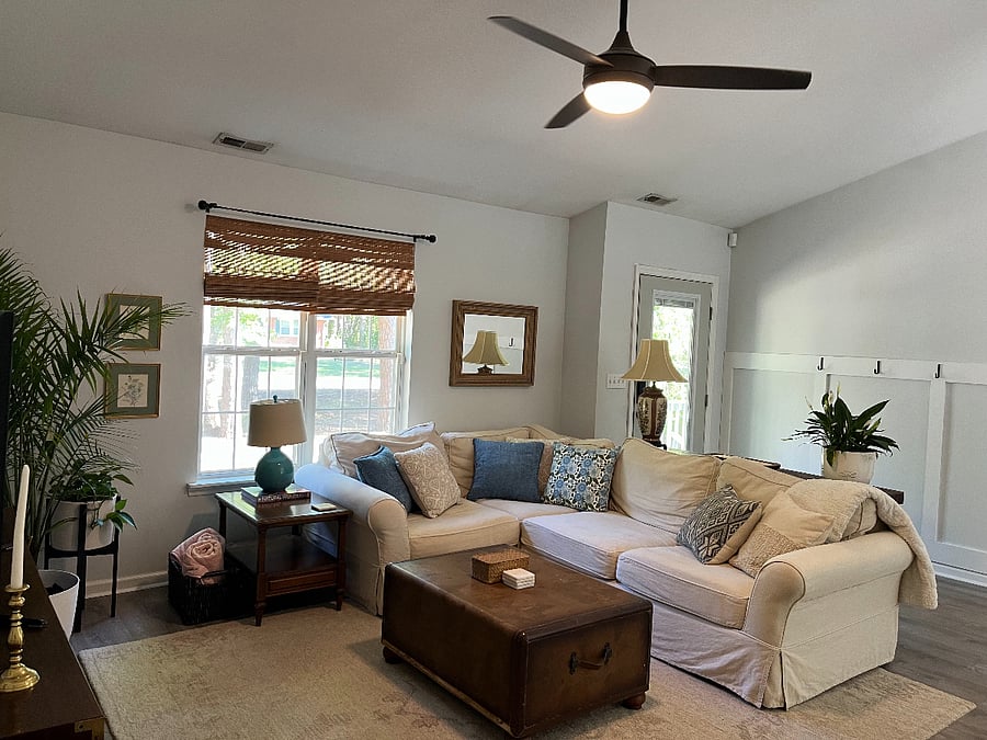 Living room with Smart TV