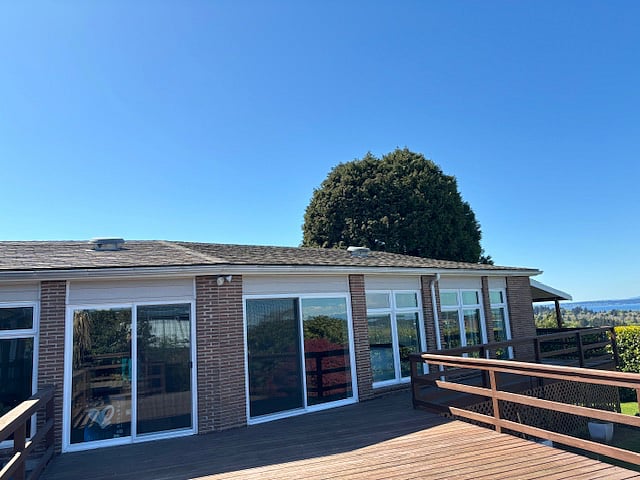 View of the unit from the deck.