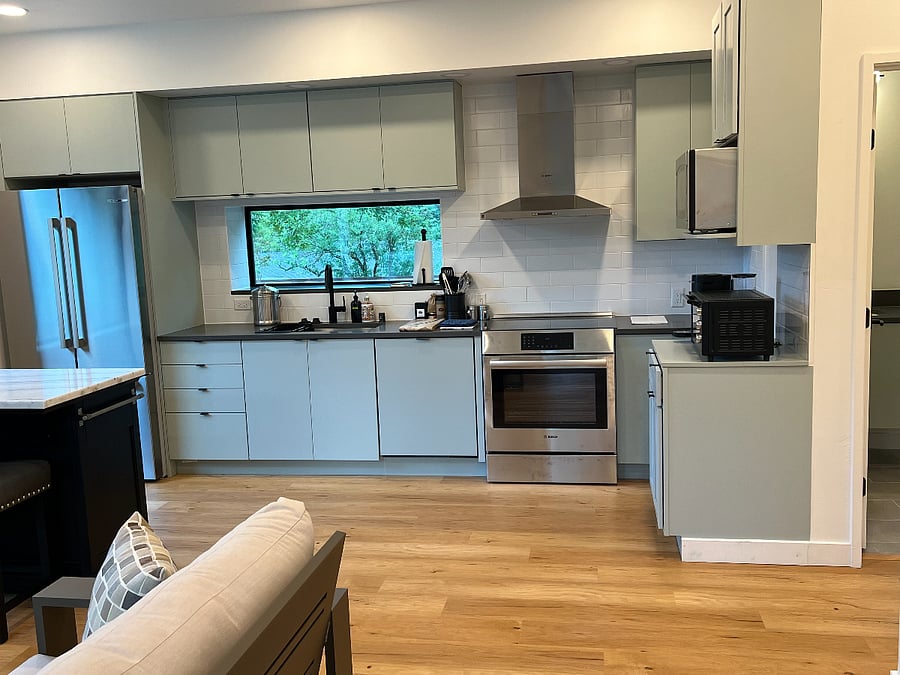 Kitchen from entry