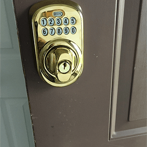 Upstairs front door