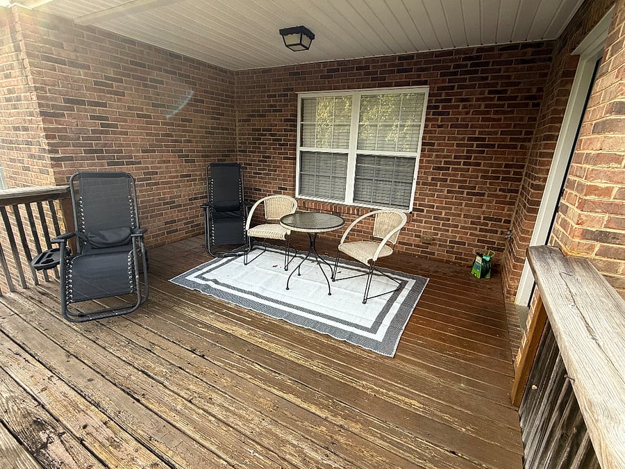 Back patio